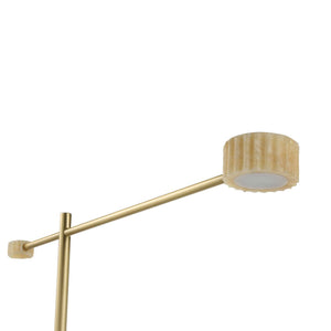 Floral Dollop - Floor Lamp - Gold