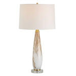Lyra - Table Lamp - White & Gold
