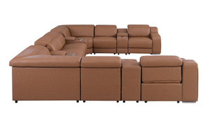 1116 - 12-Piece U-Shaped Sectional Sofa In With 4 Power Recliners & Power Headrests