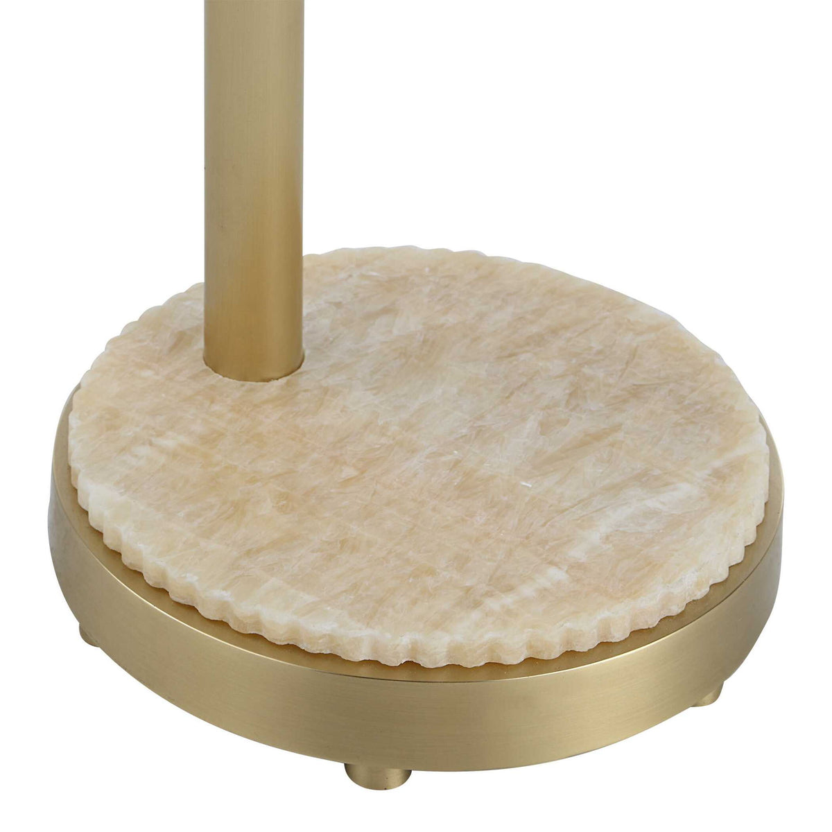 Floral Dollop - Floor Lamp - Gold