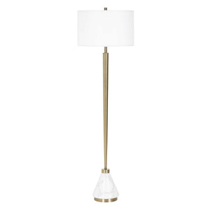 Curran - Tapered Metal Floor Lamp - White