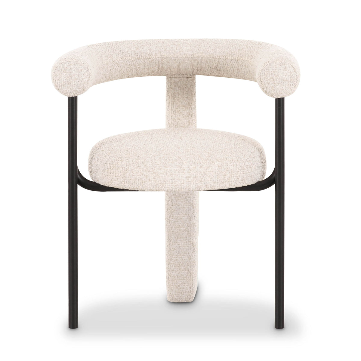 Synn - Performance Boucle Dining Chair - Cream - R&R Furniture Gallery (Fountain Valley, CA)