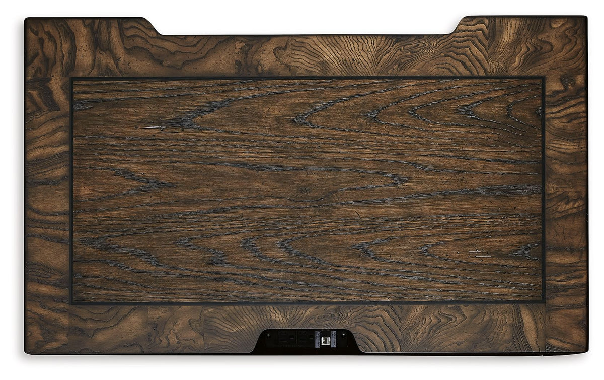 Maylee - Three Drawer Night Stand - Dark Brown - R&R Furniture Gallery (Fountain Valley, CA)