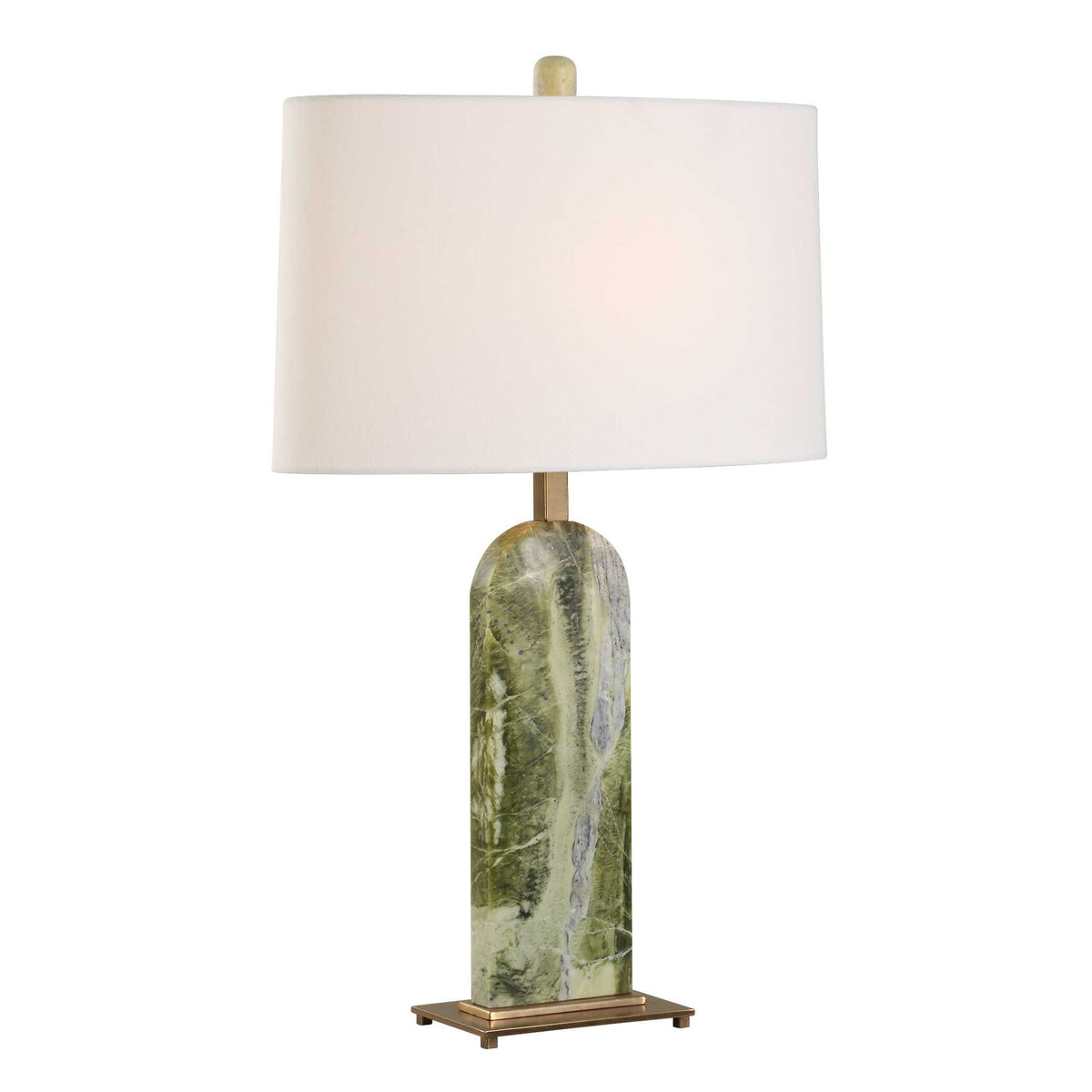 Moorea - Marble Table Lamp - Green