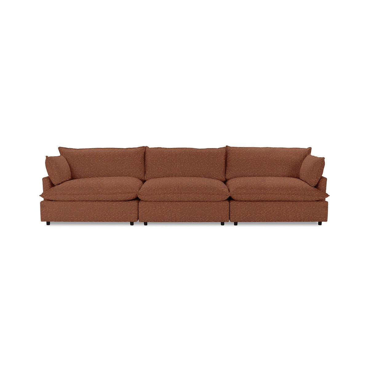 Classic Home Caplan modular sectional sofa with plush cushions and modern design, shown in a stylish living room setting.