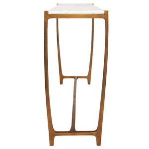 Affinity - Marble Console Table - White