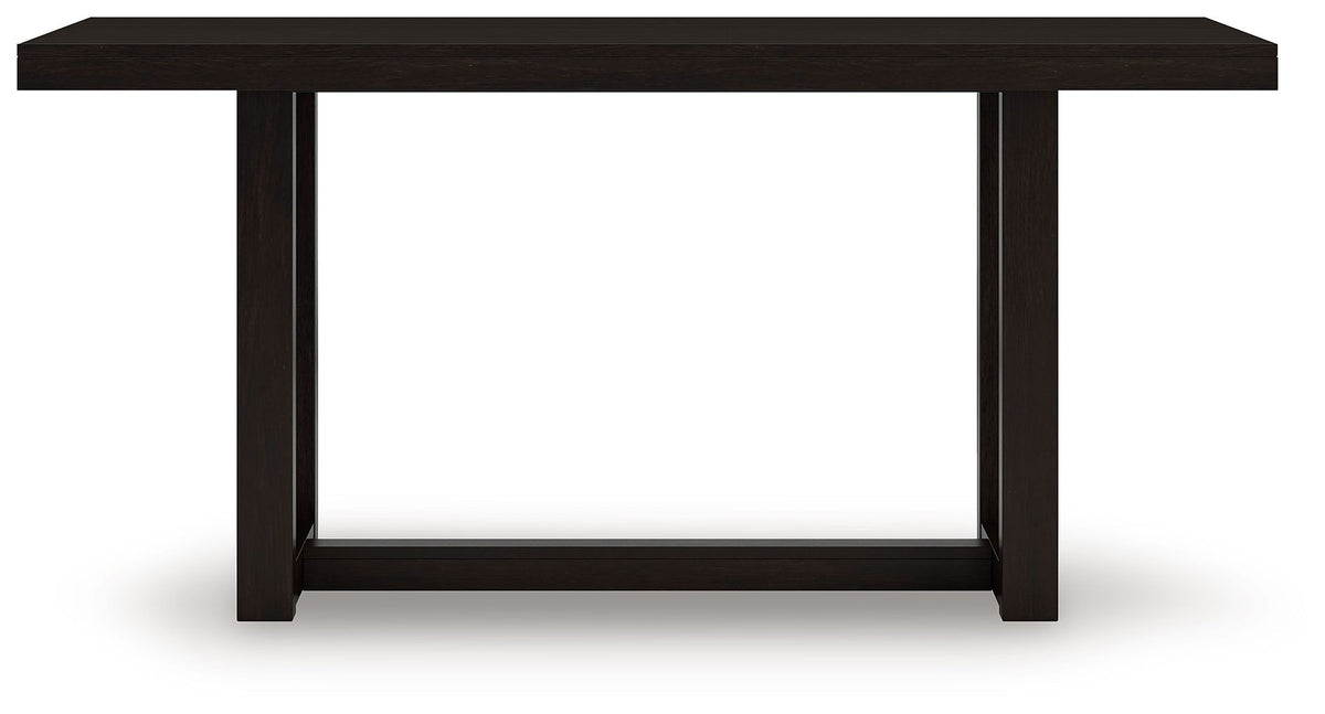 Neymorton - Rectangular Dining Room Counter Table - Dark Grayish Brown - R&R Furniture Gallery (Fountain Valley, CA)