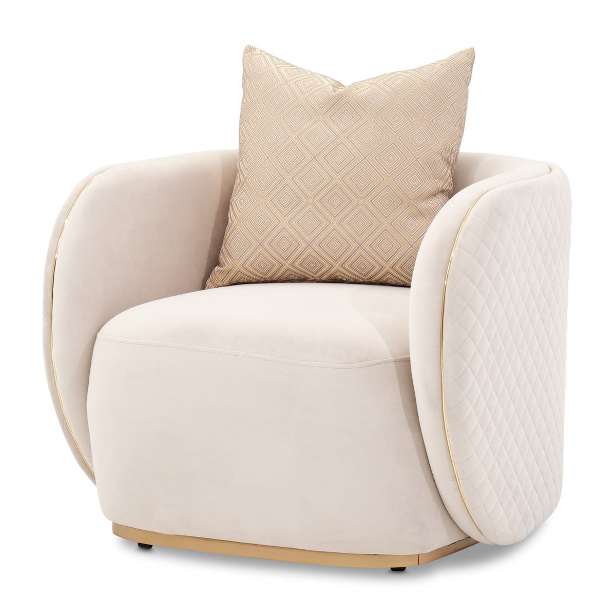 Ariana - Velvet Accent Chair - R&R Furniture Gallery (Fountain Valley, CA)