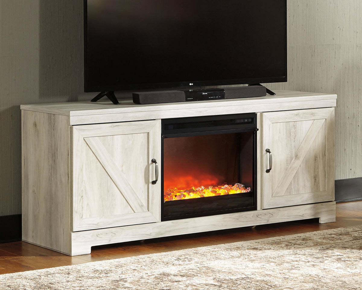 Bellaby Entertainment Center by Signature Design by Ashley with TV stand and open shelving