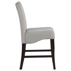 Upholstered Counter Stools (Set of 2) - Gray