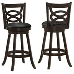 Swivel Bar Stool (Set of 2) - Black