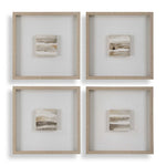 Studying Sepia - Hand Painted Canvases (Set of 4) - Light Brown