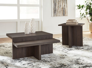 Zendex - Occasional Table Set (Set of 2) - Brown - R&R Furniture Gallery (Fountain Valley, CA)