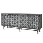 Foursquare - 4 Door Cabinet - Black