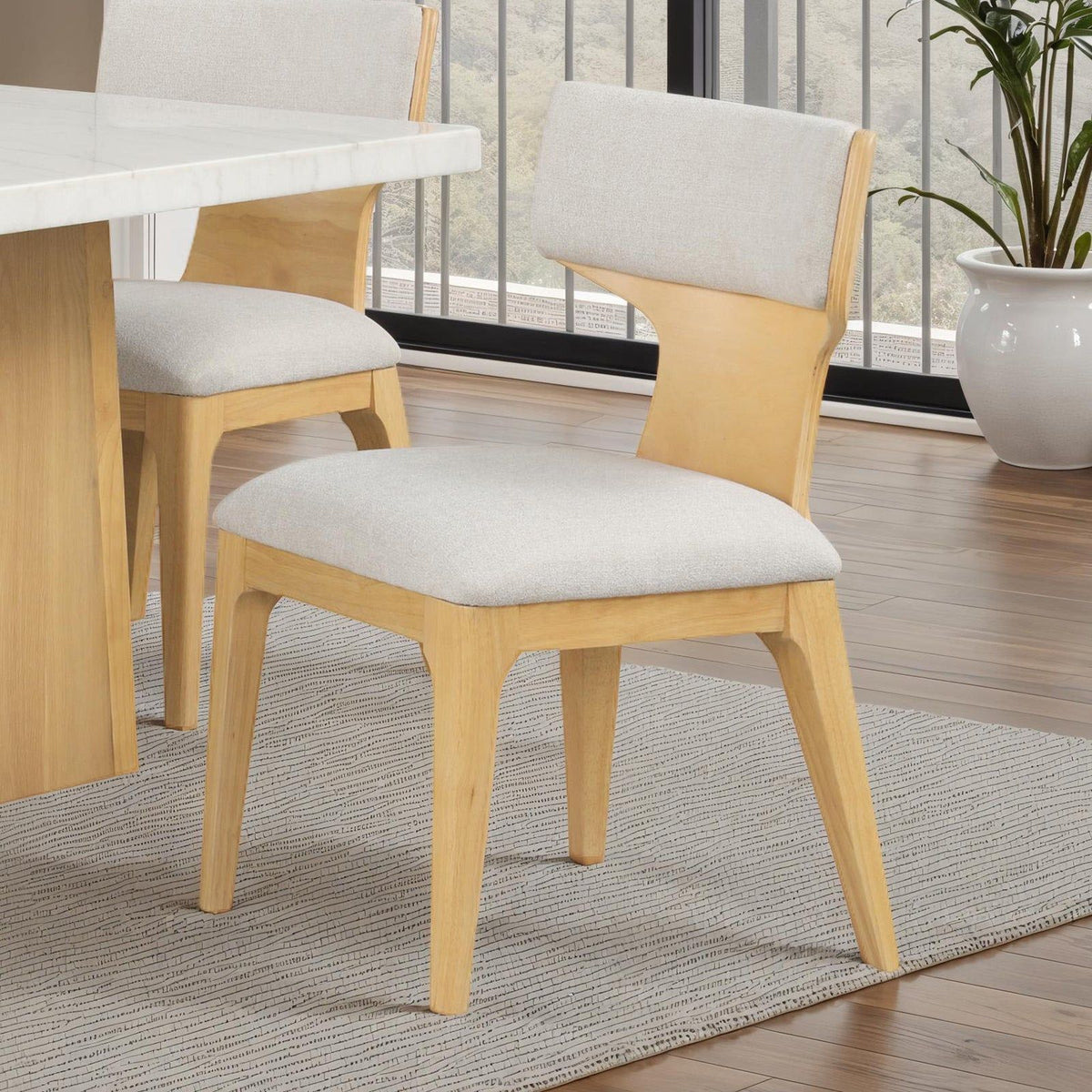 Caerwys - Side Chair (2/CTN), Natural