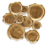 Gageton - Wall Decor - Antique Gold Finish - R&R Furniture Gallery (Fountain Valley, CA)