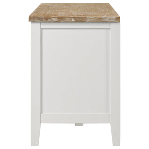Evanston - 2 Door Stand - White
