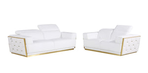 1111 - Leather Living Room Set - R&R Furniture Gallery (Fountain Valley, CA)