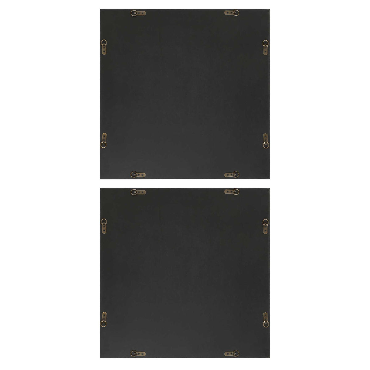 Joel - Modern Wood Wall Art (Set of 2) - Brown / Gray