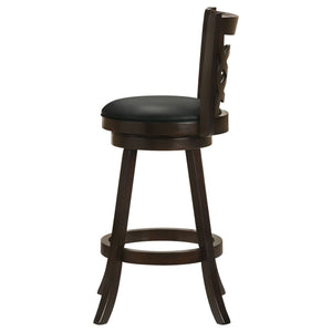 Swivel Bar Stool (Set of 2) - Black