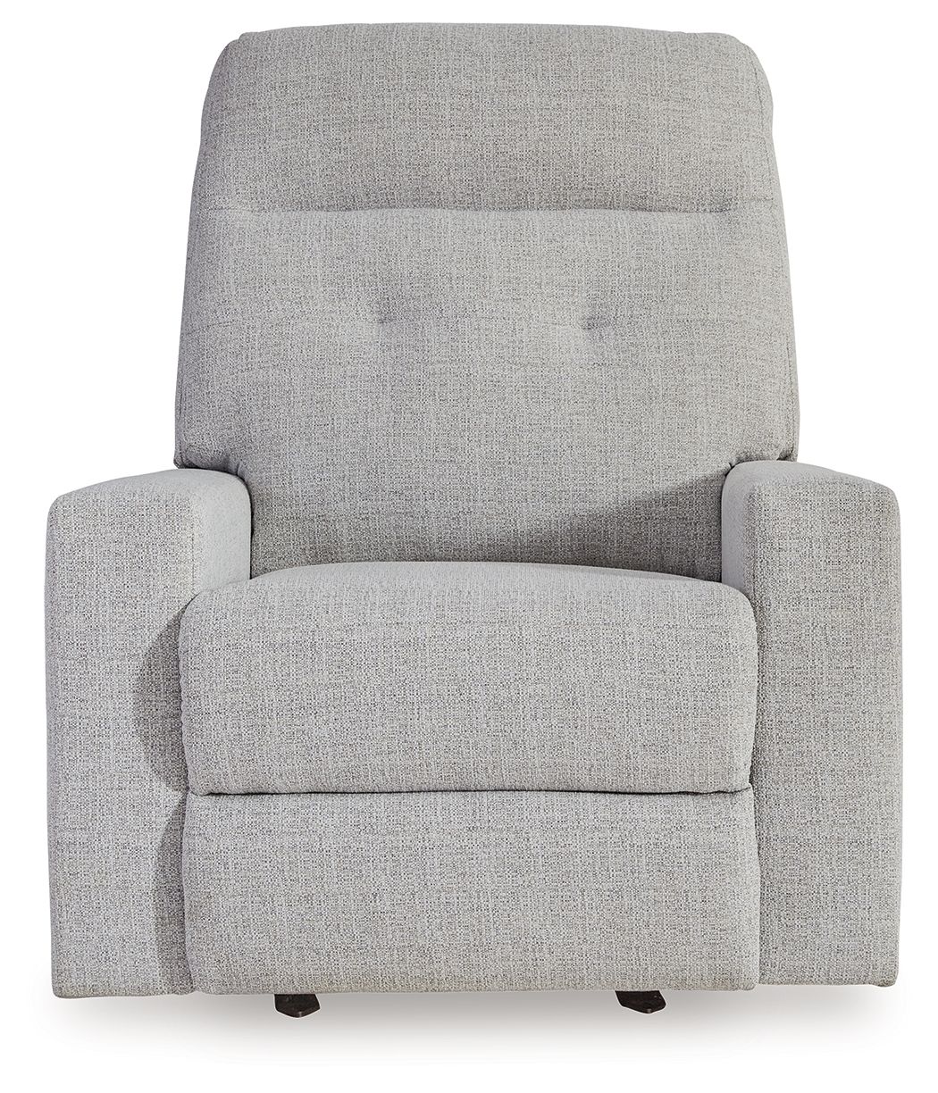 Skillins - Rocker Recliner - Stone - R&R Furniture Gallery (Fountain Valley, CA)