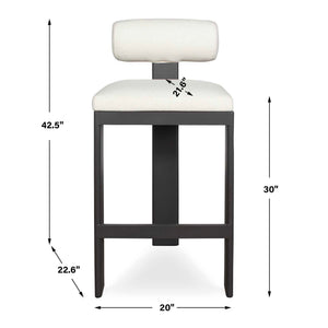 Bolster Back - Outdoor Bar Stool
