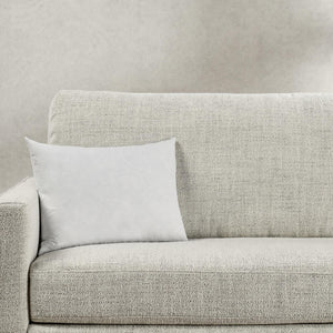Classic Home Villa feather down insert shown in a pillow for accent pillows, featuring soft, plush filling for comfortable support.