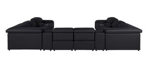 1116 - 12-Piece U-Shaped Sectional Sofa In With 4 Power Recliners & Power Headrests