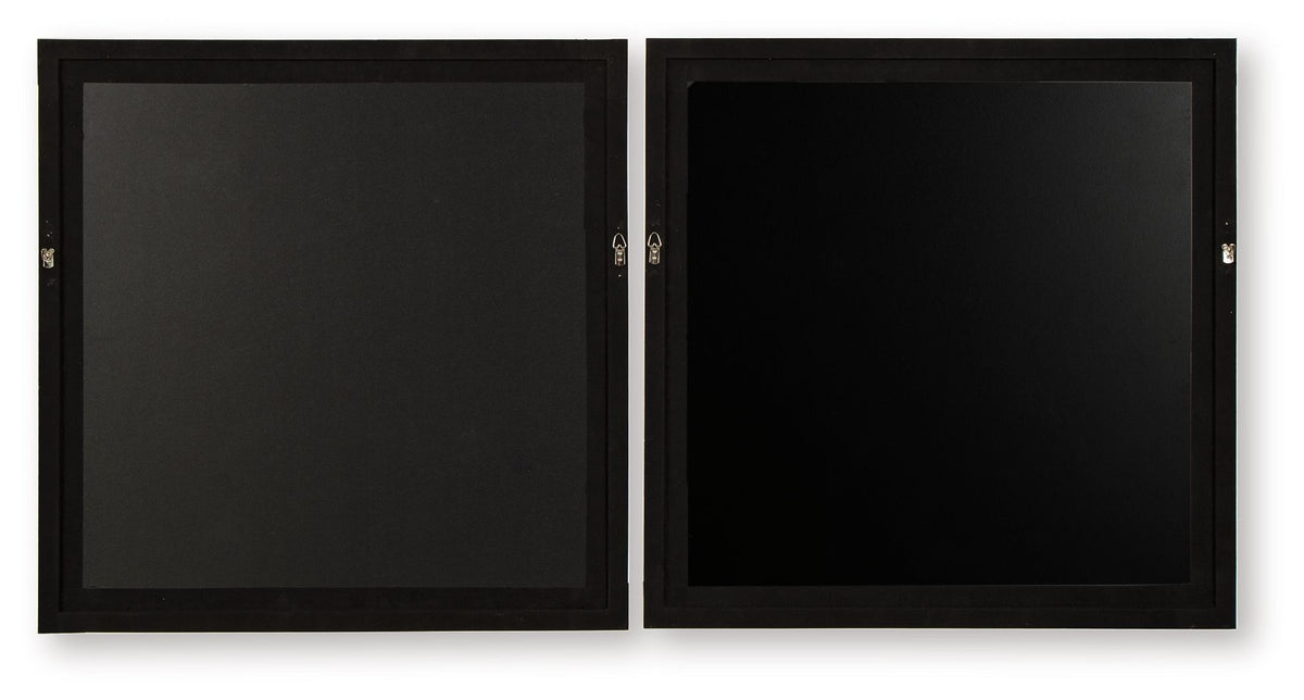Winbrook - Wall Art Set (Set of 2) - Gray / Tan / Gold Finish - R&R Furniture Gallery (Fountain Valley, CA)
