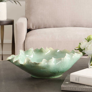 Lila - Glass Bowl - Green