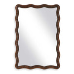 Mirror With Scalloped Edges - Antique Bronze