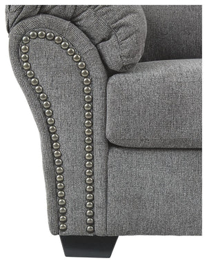Allmaxx - Loveseat - Pewter - R&R Furniture Gallery (Fountain Valley, CA)