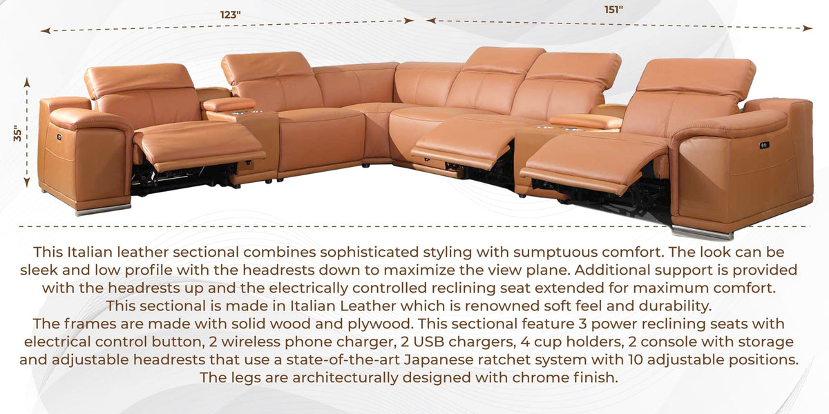 9762 - Power Reclining Sectional - R&R Furniture Gallery (Fountain Valley, CA)