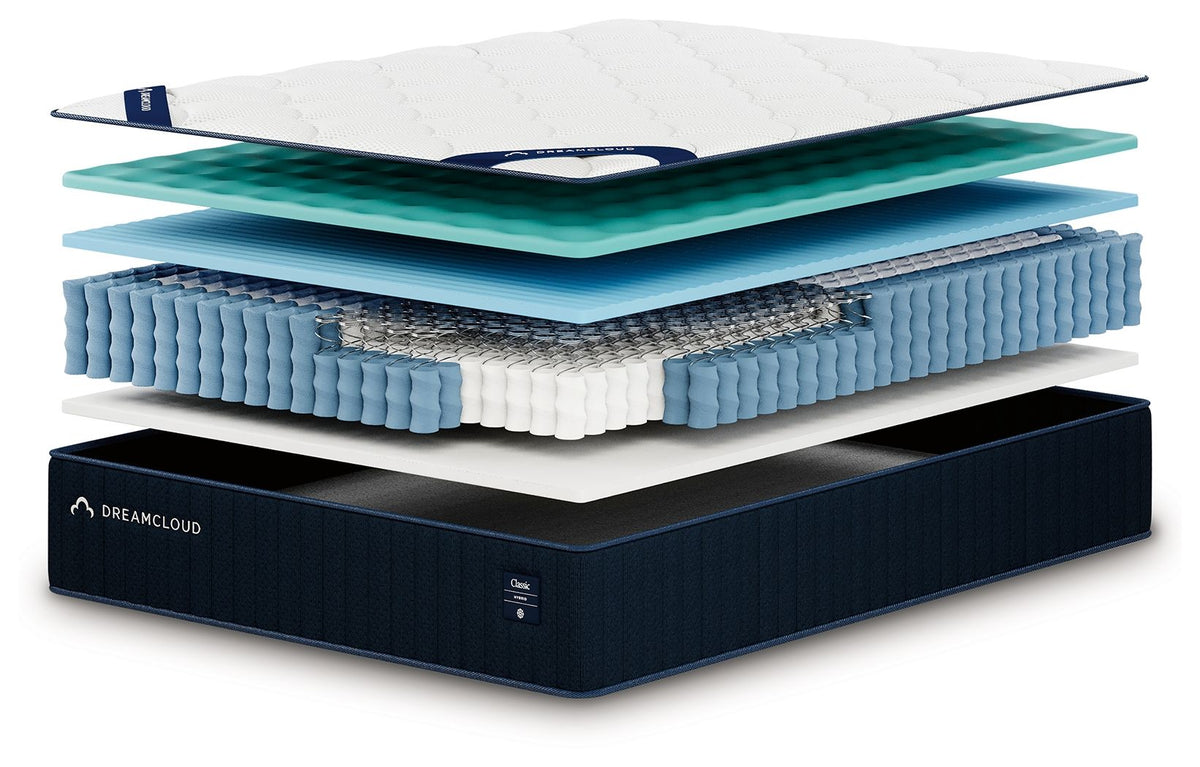 DreamCloud Classic Hybrid - Mattress - R&R Furniture Gallery (Fountain Valley, CA)