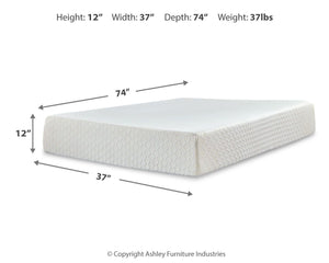 Chime 12 Inch Memory Foam - Memory Foam Mattress - R&R Furniture Gallery (Fountain Valley, CA)