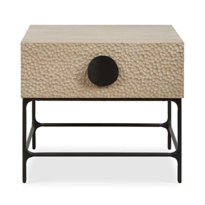 Lunar - Wooden Side Table - Black / Woodtone