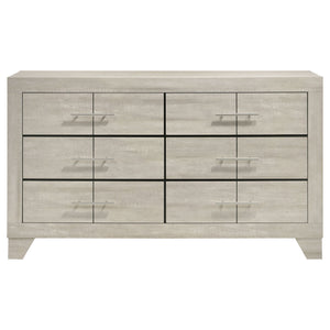 Strout - 6 Drawer Dresser - Cream