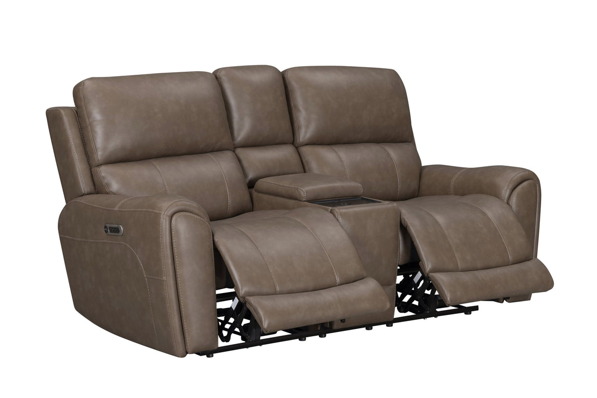 Hancock - Zero Gravity Power Reclining Console Loveseat P3