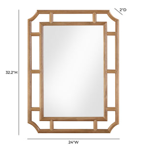 Cienna - Rattan Wall Mirror - Natural