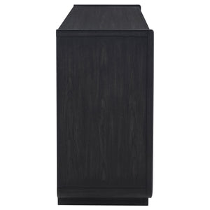 Bangor - 2 Drawer Dining Sideboard Server - Black