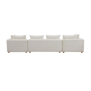 Hangover - Boucle Sofa - Cream - R&R Furniture Gallery (Fountain Valley, CA)