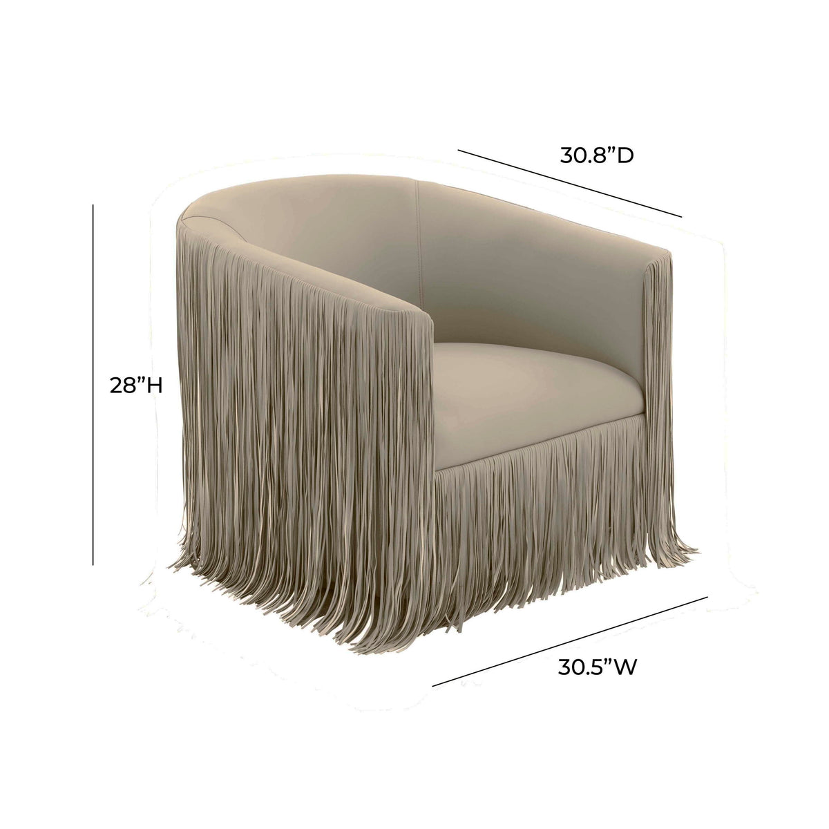 Shag Me - Vegan Leather Swivel Chair - R&R Furniture Gallery (Fountain Valley, CA)