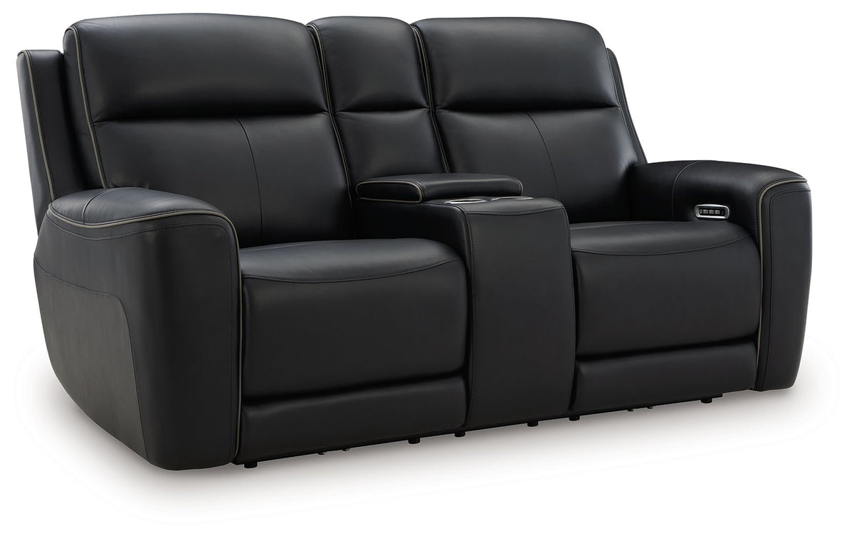 5Z-Comfort - Relaxation - Power Reclining Loveseat with Console / Adj Headrest - R&R Furniture Gallery (Fountain Valley, CA)