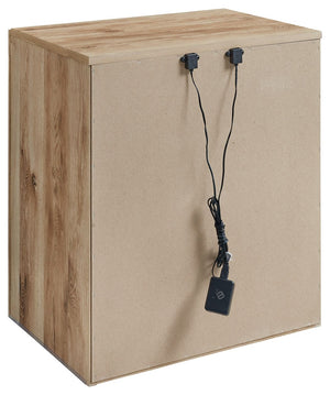 Hyanna - Two Drawer Night Stand - Tan Brown - R&R Furniture Gallery (Fountain Valley, CA)