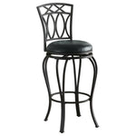 Swivel Stool With Upholstered Seat