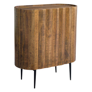 Rizza - Sideboard Small - Medium Brown On Black