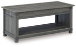 Freedan - Rect Lift Top Cocktail Table - Grayish Brown - R&R Furniture Gallery (Fountain Valley, CA)