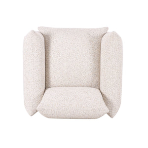 Saint Tropez - Nubby Fabric Armchair - Sand