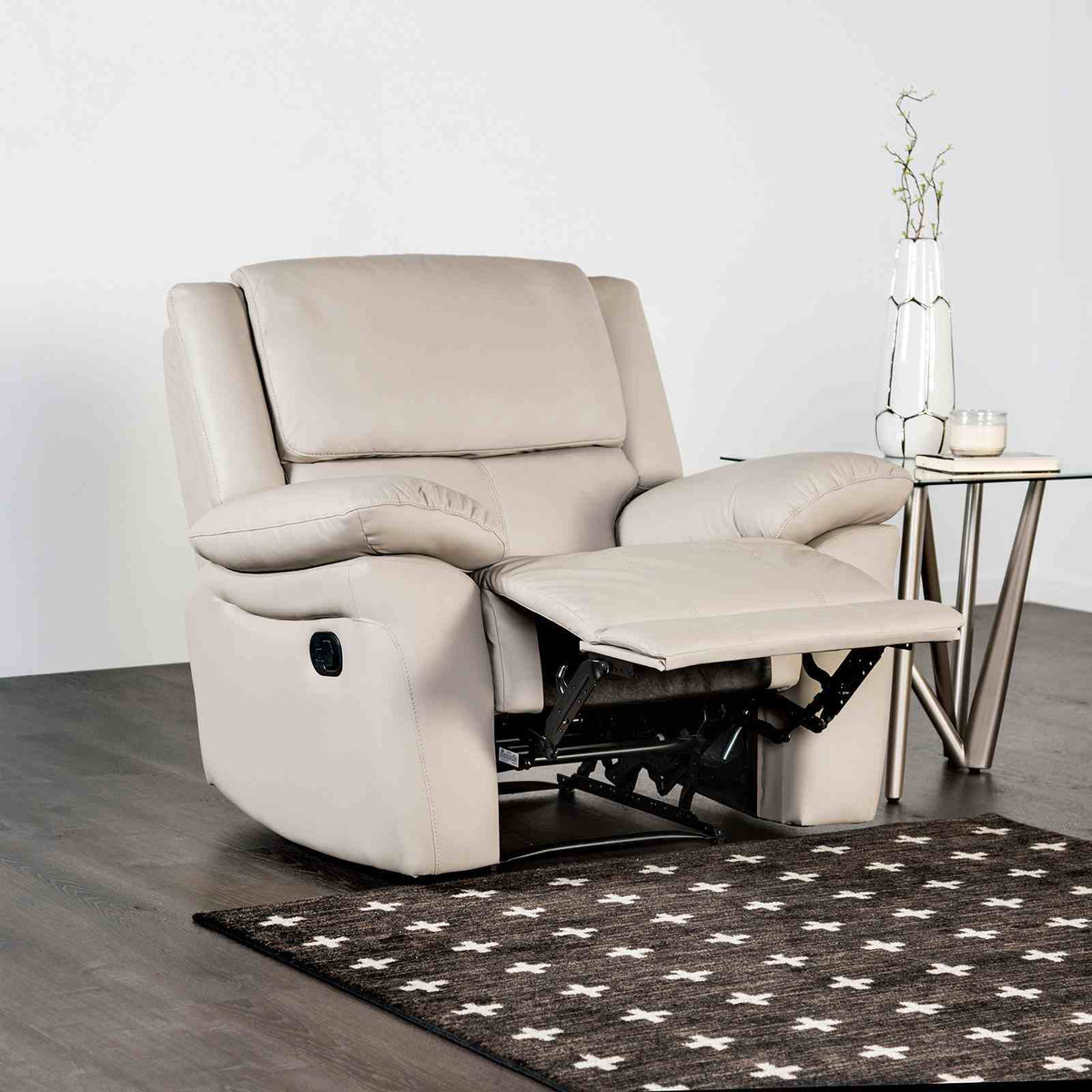 Glarus - Recliner Chair, Off-White
