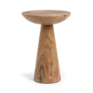Classic Home Alina accent table in Heartwood Natural wood with a sleek, modern design and smooth finish.